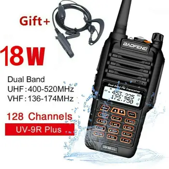 

2020 Baofeng UV-9R Plus Waterproof IP57 Walkie Talkie 1-15 UV9R-ERA portable Ham Long CB Way Range Power Two Radio km High O3D7