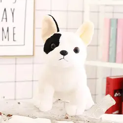 Muñeca de peluche de Bulldog sentado, juguete de almohada, accesorios para fotos, decoración del sofá