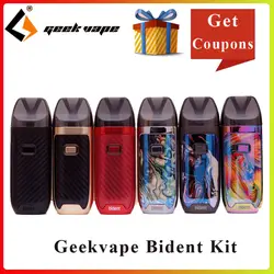 Новейший комплект GeekVape Bident pod 950 мАч 3,5 мл электронная сигарета картридж pod Micro AS Chip MTL/DTL вейп набор VS caliburn/pasito