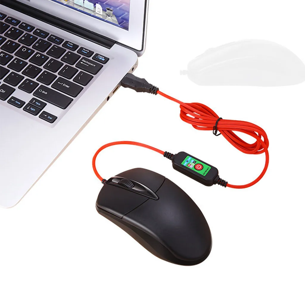 1х мышь с подогревом Проводная теплая мышь с подогревом для Windows PC Игры USB игровые бесшумные мыши 1200 dpi мышь для ноутбука геймеров