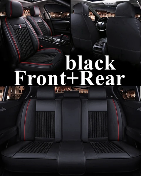 Полный Чехол для автомобильного сиденья для Dacia duster Logan DODGE Challenger Ram Rampage caliber Nitro NEON Caravan jource Dart Avenger - Название цвета: black standard
