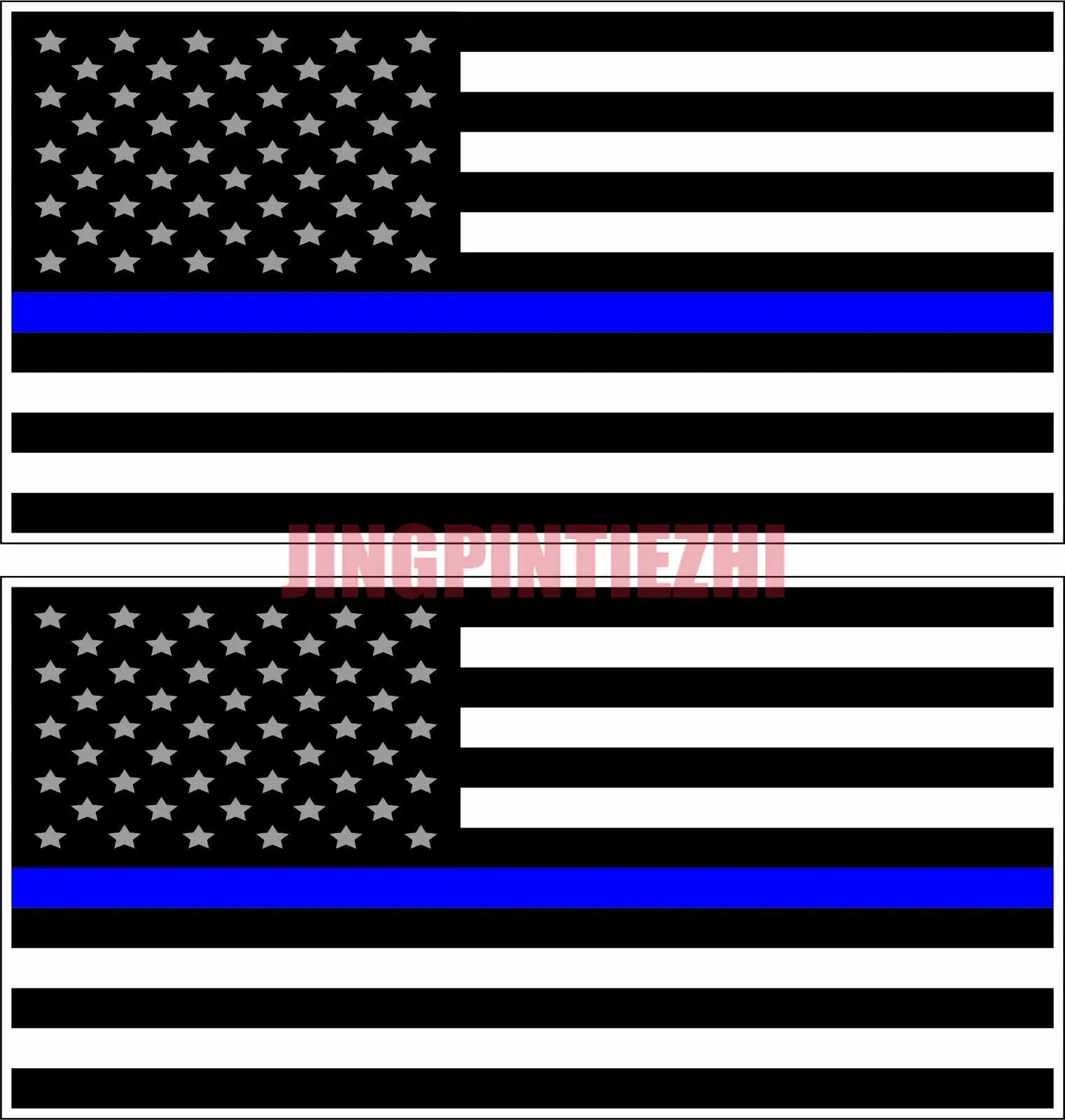 Наклейка с надписью полиция США 2 шт. | Автомобили и мотоциклы