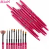 BQAN Rose Red Nail Art Brush UV Gel Brush Draw Tips Drawing Liner Painting Acrylic Brush For Manicure Nail Art Brush Decorations 1