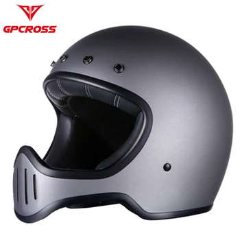 

Thompson M50 Vintage Motorcycle Full Face Helmet Motorcycle Motorbike Retro Riding Helmet TT&CO Casco Moto