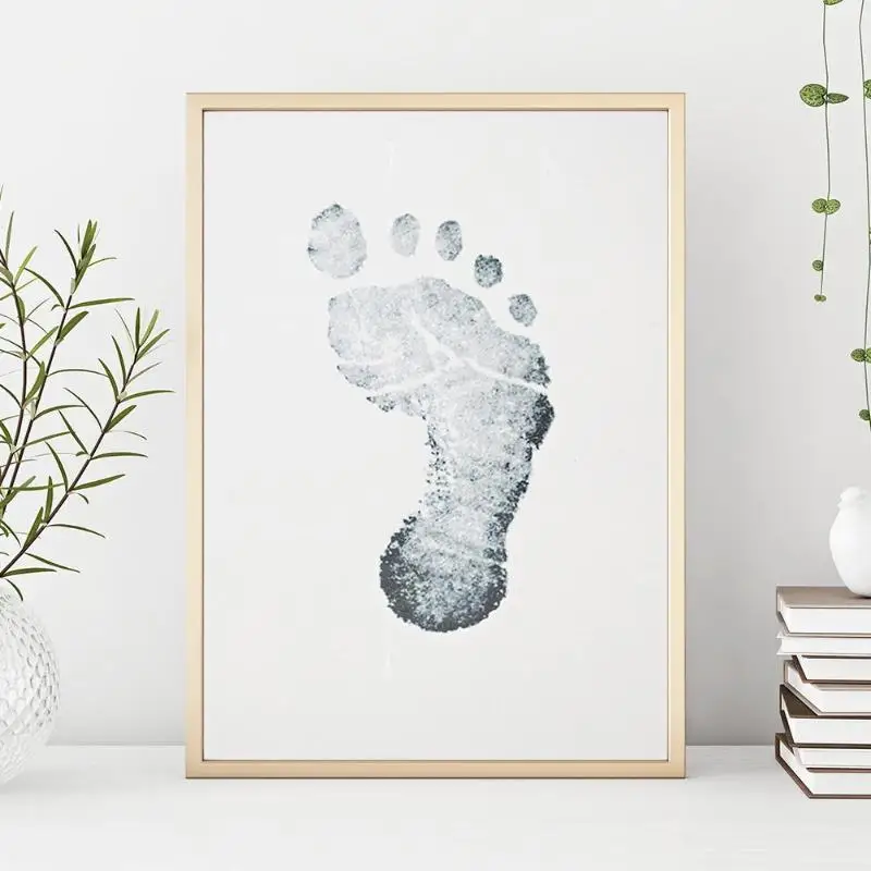 Новорожденный ребенок Handprint лапы производители мода изысканный красивый внешний вид чистый-сенсорный чернильный коврик с печатной бумагой