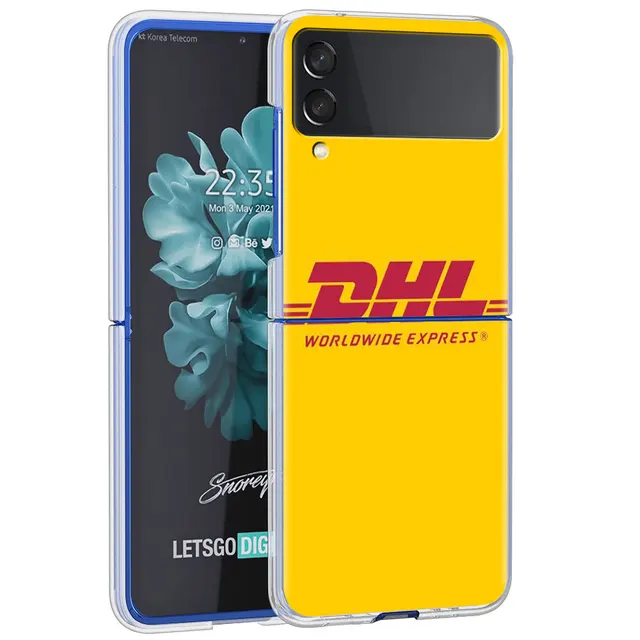 Dhl Express Hot Clear Hard PC Case for Samsung Galaxy Z Flip 3 5G Plastic Phone Coque Folding Splitting for Z Flip 3 Cover Shell H11