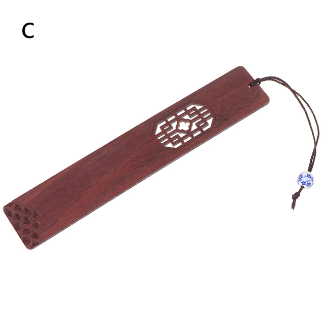 Chinese Style Retro Bookmarks Wood Exquisitely Carved Bookmarks Stationery Supplies