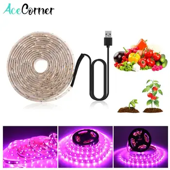 

Acecorner LED Grow Light Strip Full Spectrum 5V USB 2835 LED Phyto Lamps for Plants Greenhouse Hydroponic Growing 0.5M 1M 2M 3M