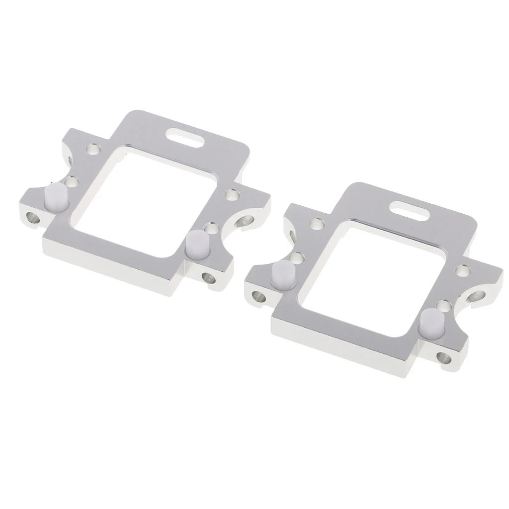 2pcs Aluminum Rear Gear Box Mount for HSP 1/10 RC On-road Cars/ Buggy/ Truck