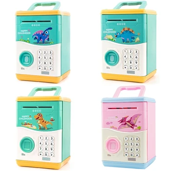 

Electronic Piggy Bank Mini ATM Coin Money Saving Box for Children Toys Automatic Fingerprint Open