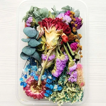 Dried Flowers Package For DIY Epoxy Decor Crafts Mixed Eternal Flowers And Leaves For DIY Aromatherapy Candles Cards Craft Decor 5