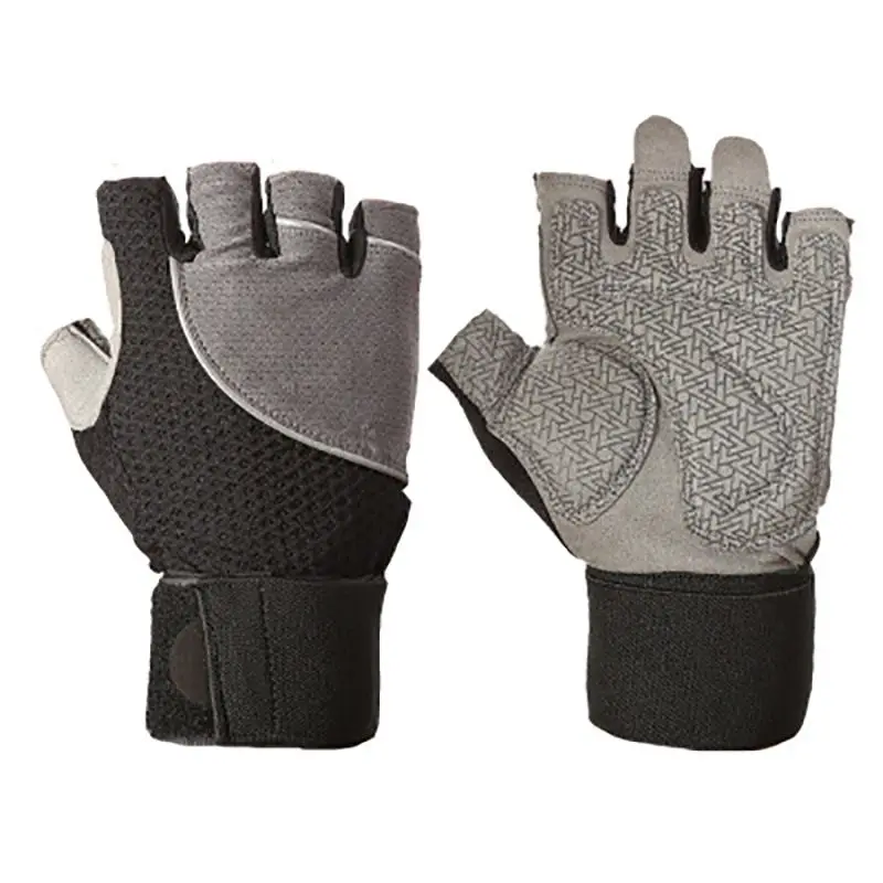 

Breathable Half Finger MTB Bike Cycling Gloves Multipurpose Gym Fitness Workout Weight Lifting Gloves with Wrist Wrap Support