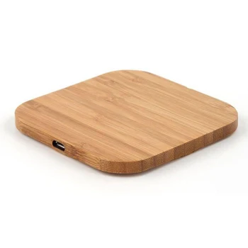 

Portable Qi Wireless Charger Charging Slim Wood Pad For iPhone X XS XR 8 Plus Fast Wireless Charging For Samsung S10 S9 S8 S7 S6