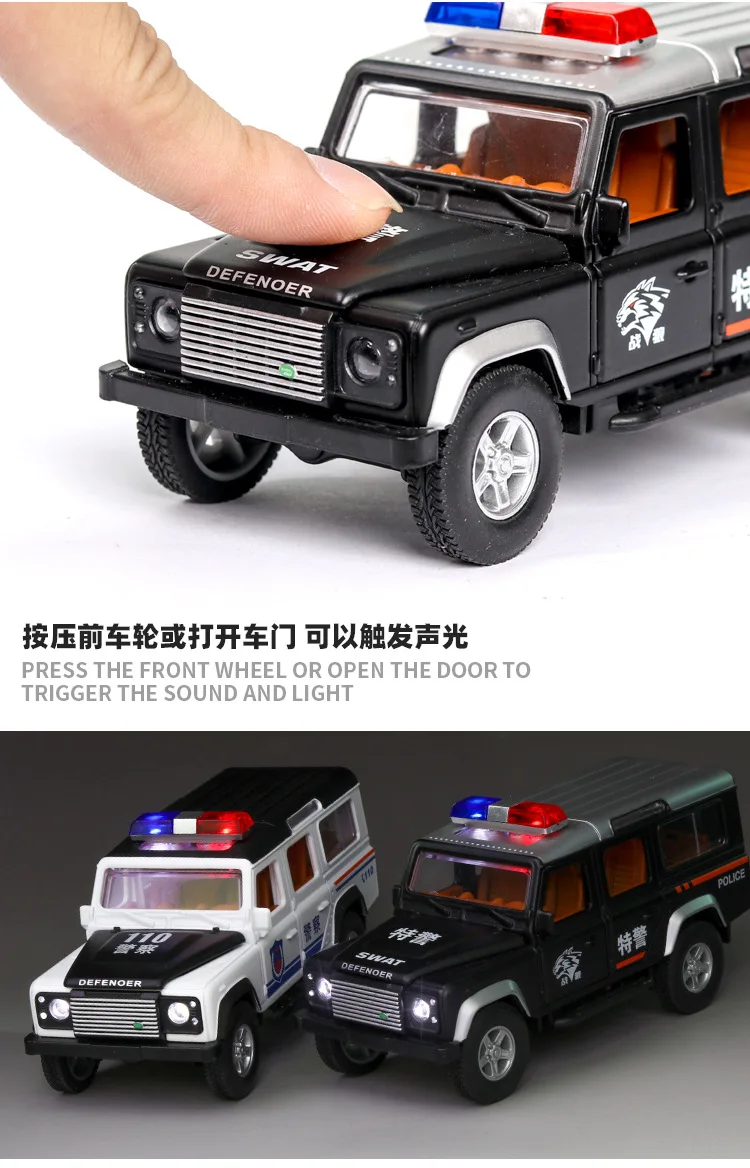 Новинка 1:32, модель автомобиля Defender, литые под давлением и игрушечные машинки, игрушечные машинки,, детские игрушки для детей, подарки, игрушки для мальчиков