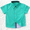 Baby boy clothes Summer 2024 New Boys ShortSleeve Classic Lapel Children Shirts Tops with Pocket Baby Boy Casual Shirt Kids 5