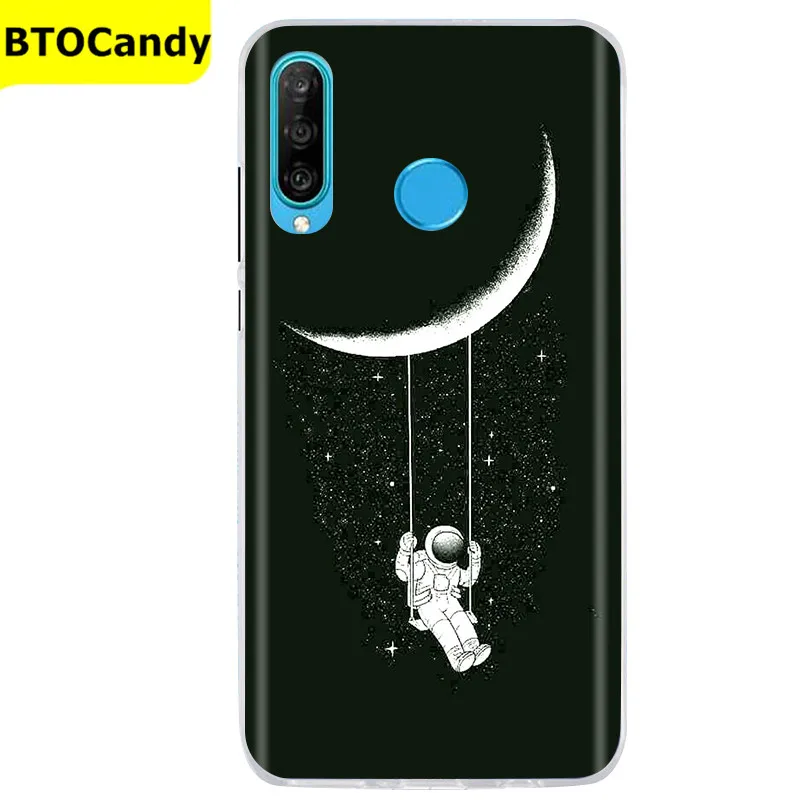 Case For Huawei P30 Lite Pro Case Tpu Cute Back Cover On For Fundas Huawei P30lite Case P 30 lite pro P30pro Soft Silicone Case phone flip cover Cases & Covers