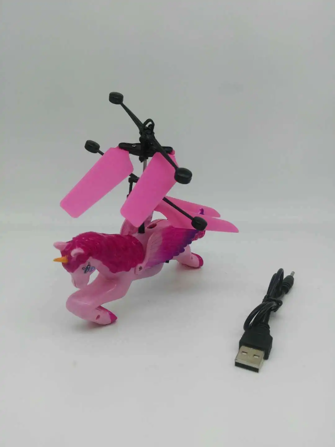 Remote Control Sensing Pegasus Aircraft Rotating Unicorn Mythical Creatures Light Suspension Small Aircraft Children Remote Cont