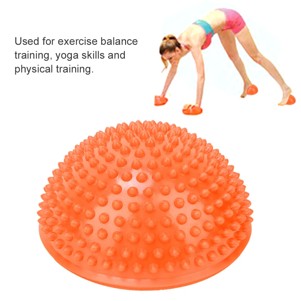 Exercise Balance Training Yoga Hemisphere Foot Massager Home Relaxation PVC SM 