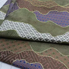 CF639 японский стиль ткани для кимоно мужская одежда парча ткань домашняя текстильная отделка ткань сумки DIY ткани