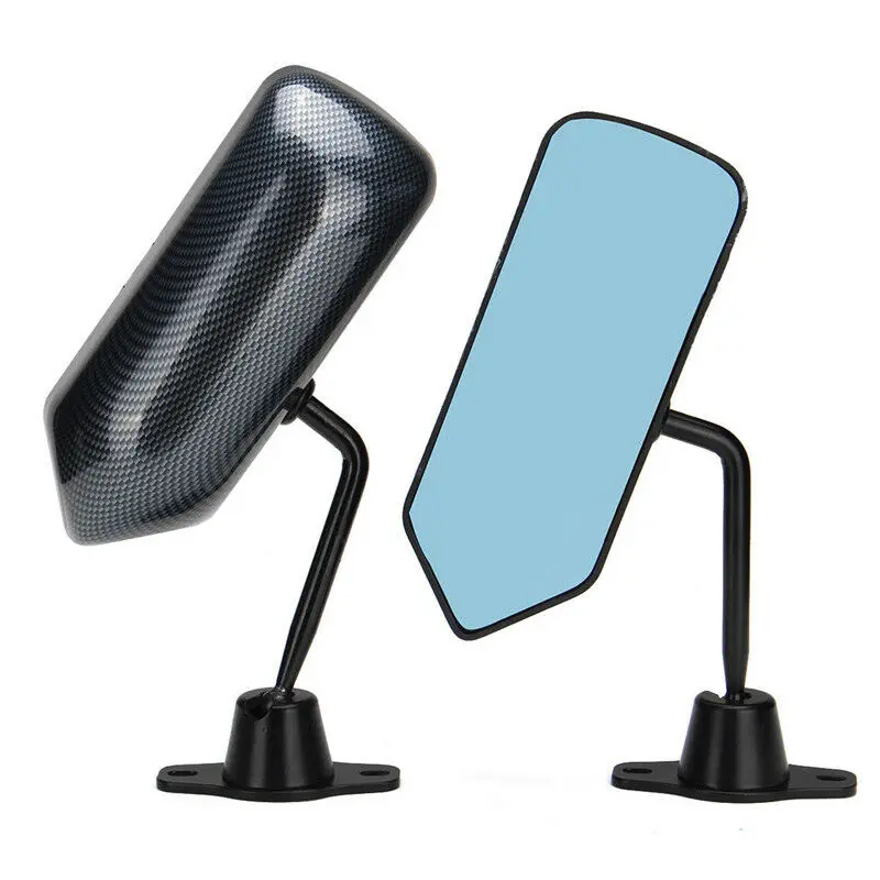 

For 03-07 350z Z33 F1 Style Manual Adjustable Carbon Fiber Look Finish Side View Mirror
