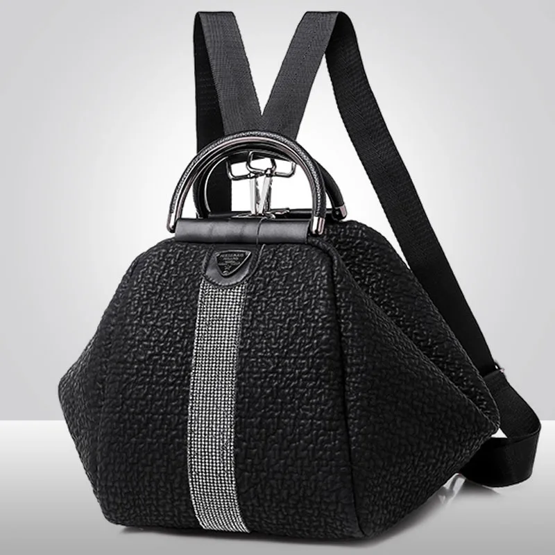 

Cross Border Foreign Trade Embossed Leather Backpack Female Backpack Schoolbag Fashion Korean-style 2019 New Style Large Capacit