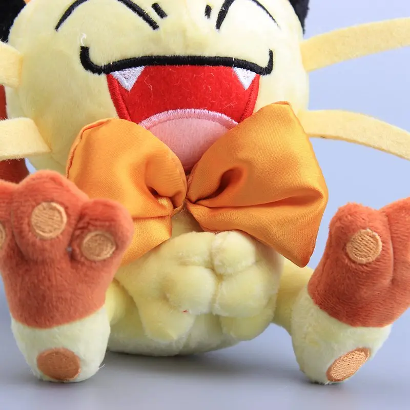 17CM Plush Meowth High Quality Positive energy anime movie doll sutffed soft lovely Festive christmas Halloween gift kid