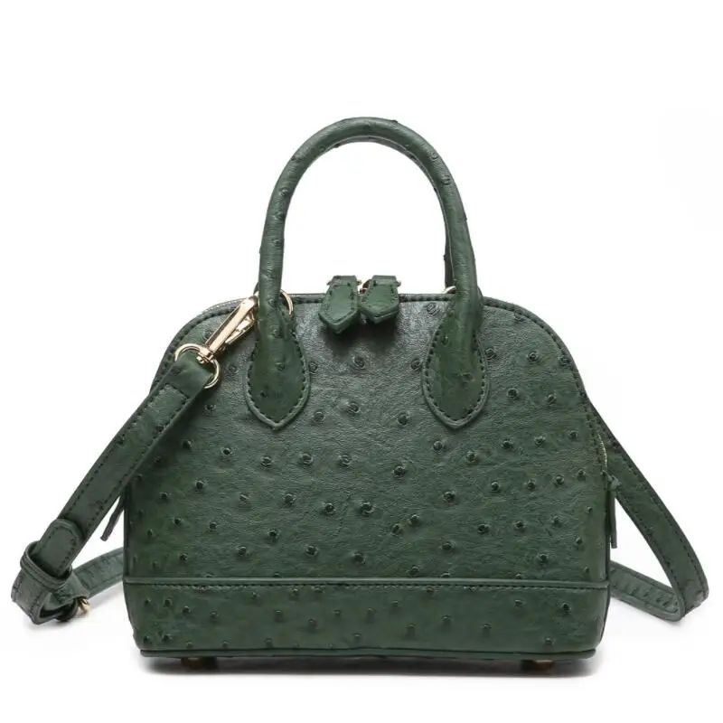 

2020 Autumn New High Quality Ostrich Grain Handbags For Women Casual Style Shoulder Bags Luxury Design Messenger Bags Travel Bag