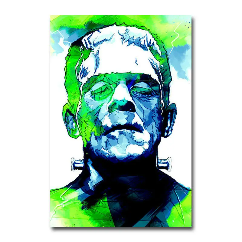 Frankenstein Movie Wall Sticker Silk Poster Art Light Canvas Home Decoration | Дом и сад