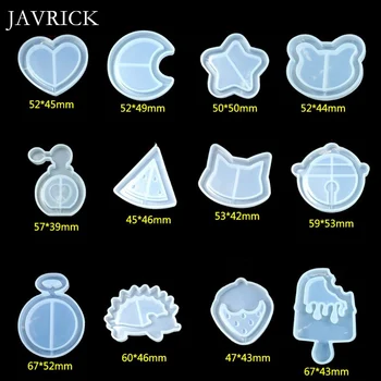 

DIY Handmade Crystal Epoxy Silicone Mold UV Pendant Resin Molds Jewelry Making Crafts Tools Quicksand Star Moon Cat Model Mould