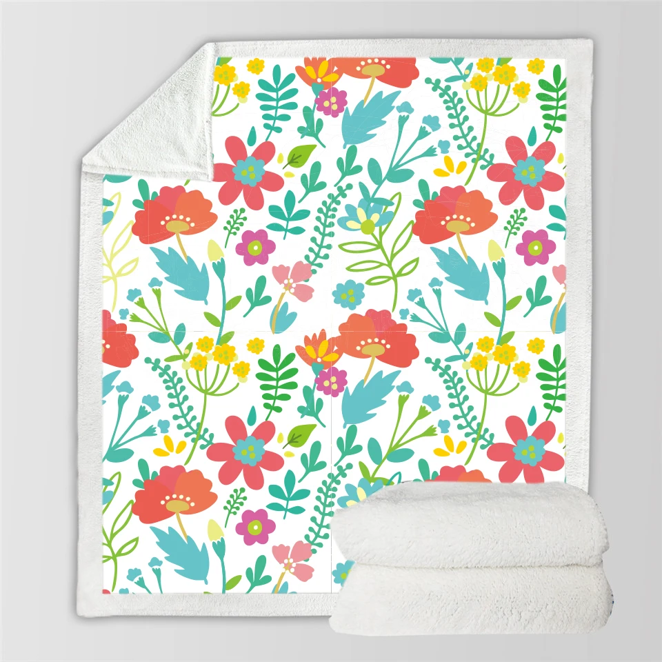 Super Soft Thicking 3D Sunflower Blanket for Bed BeachTowel For Kids Adults Blanket Throws bedsheet Travel Sheets