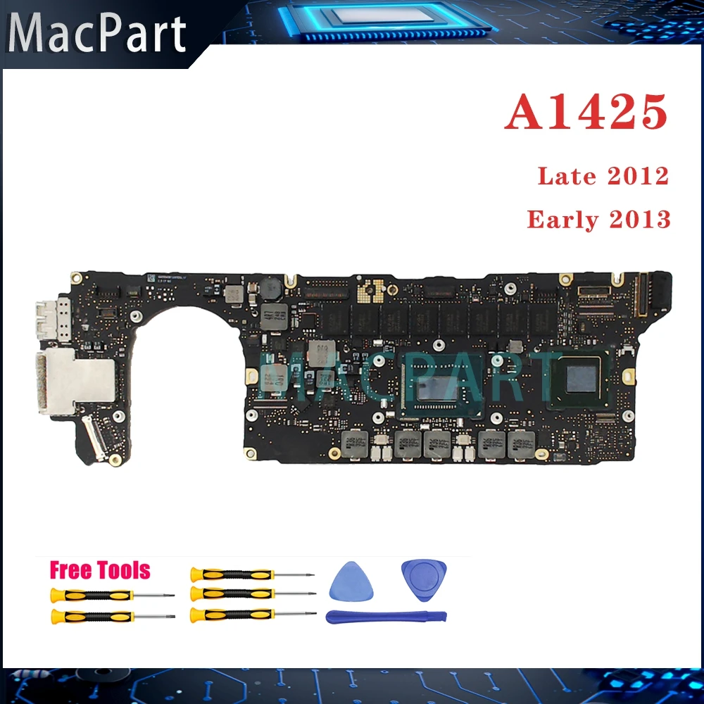 US $115.15 Original Tested A1425 Motherboard 8203462A for MacBook Pro Retina 13 Logic Board Intel Core i5 Late 2012 Early 2013 years