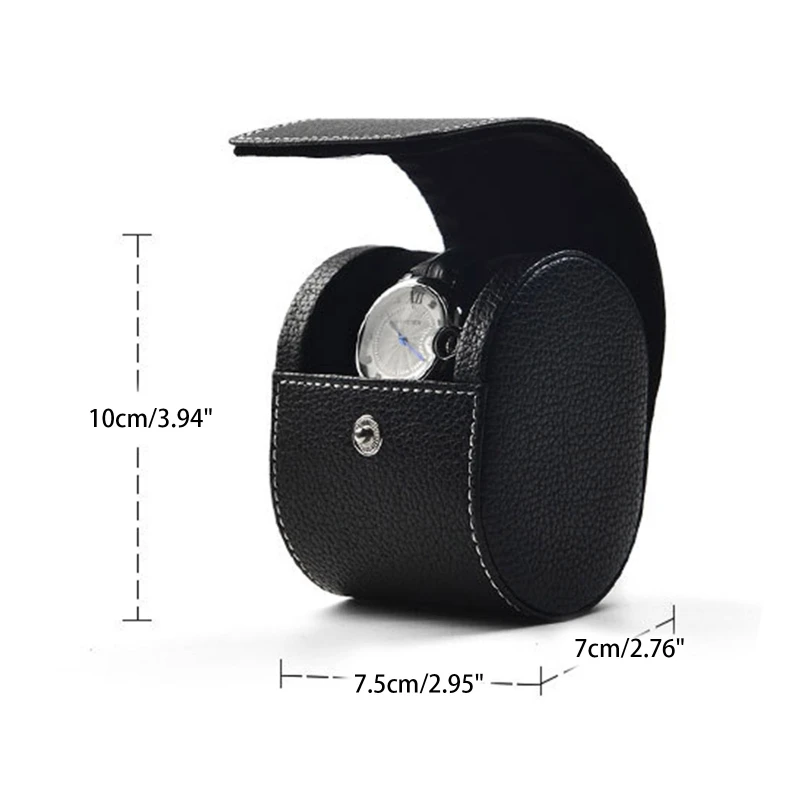 Watch Storage Box 1 Slot Travel Watch Case Waterproof Wristwatch Roll