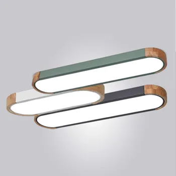 

Remote control Ceiling Lights Wooden decorative ceiling lamps panels For Living Room Bedroom lamp deckenleuchten WF1111