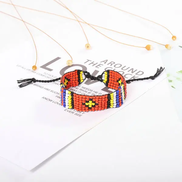 106 G. YCX многоцветный Delica Miyuki Loom браслет для женщин и мужчин богемный бисер браслет Уникальный ручной работы Bileklik ювелирные изделия - Окраска металла: 106