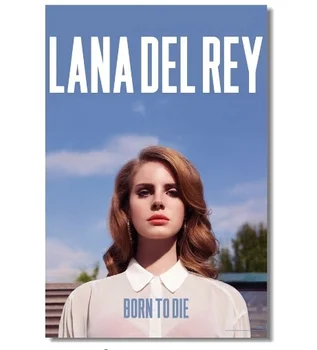 

Modern Lana Del Rey picture silk Painting Character Posters Wall Art for Living Room Home Decor