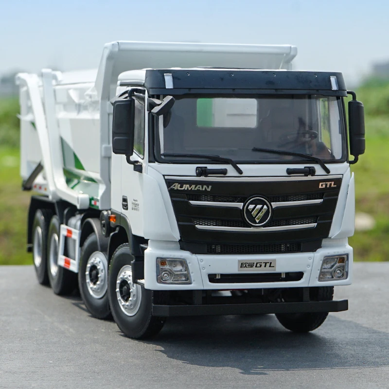 1:24 литье под давлением Foton Daimler Auman GTL модель самосвала литья slag грузовик