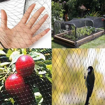 

Durable Mesh PE Yard Crops Protection Garden Net Poultry Aviary Farm Plants Climbing Airport Netting Home Non Electric Anti Bird
