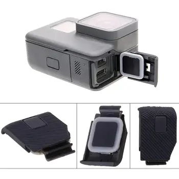 

New Side Door Cover USB-C Mini HDMI Port Side Protector Black UV Filter Lens Repair Parts Accessories for GoPro HERO5/6/7