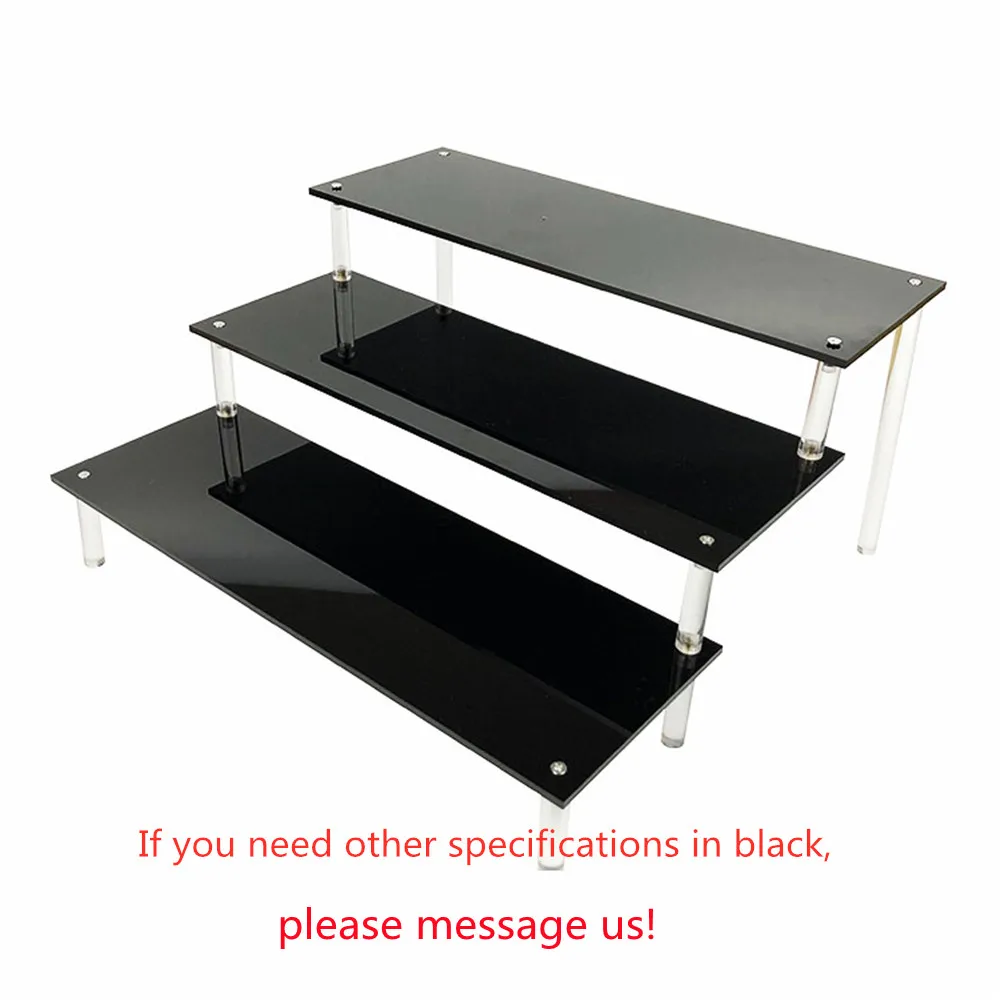 Acrylic display stand rack shelf pottery storage rack doll display holder doll clay figurine display stand transparent ladder shelf available