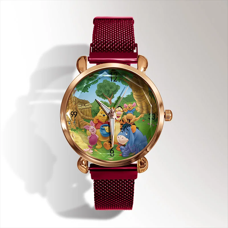 Luxury-Brand-Magnet-Mesh-Belt-Watches-Women-Fashion-Mesh-Belt-bear-Quartz-Watch-Ladies-Dress-Wristwatch (3)
