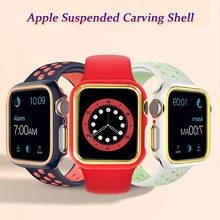 

Fashion PC Protector Case for Apple Watch SE Cover Series 6 5 4 3 2 Shell 44mm 40mm 38mm 42mm Hard Frame for iWatch Bumper