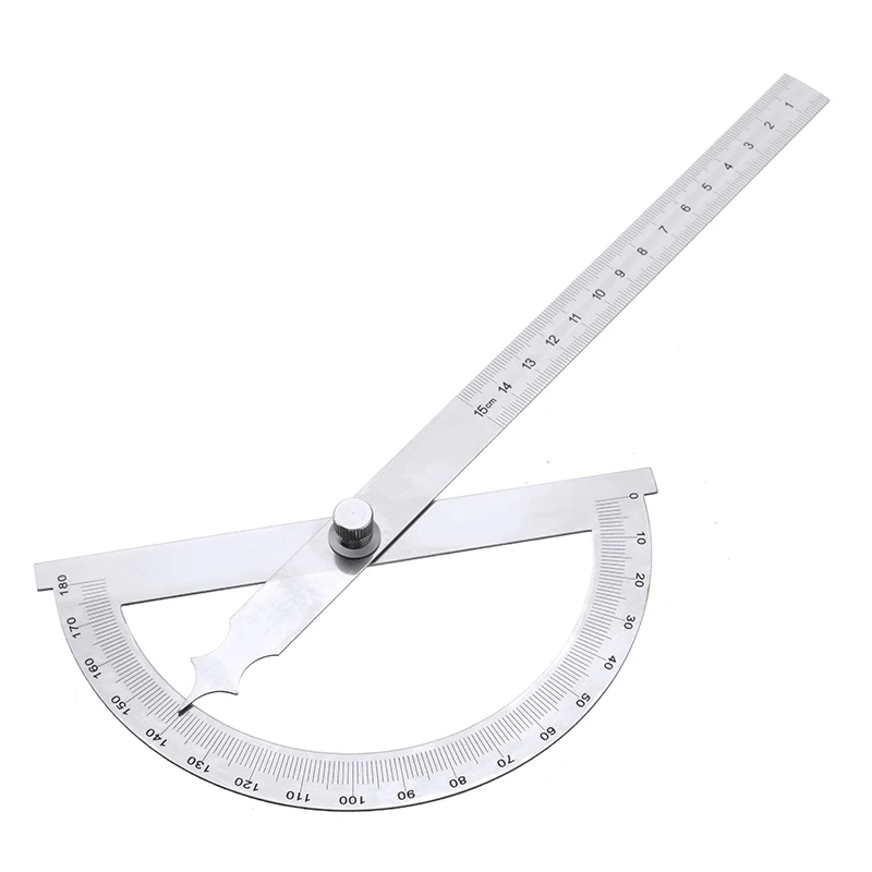 Measuring Angle Arm Stainless Steel Protractor To Find Tool Steel 180 BB 