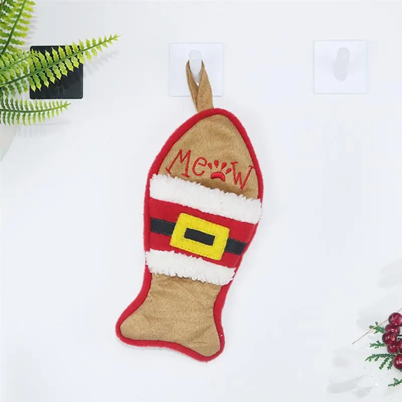 2pcs Pendant Fish Socks Bone Stockings Creative Adorable Party Supplies Pendant