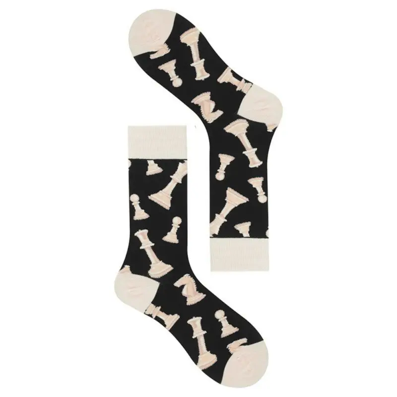 Носки для мужчин, носки средней длины, японские креативные Носки для скейтбординга с фруктовым соком, пара носков 39~ 46 ярдов