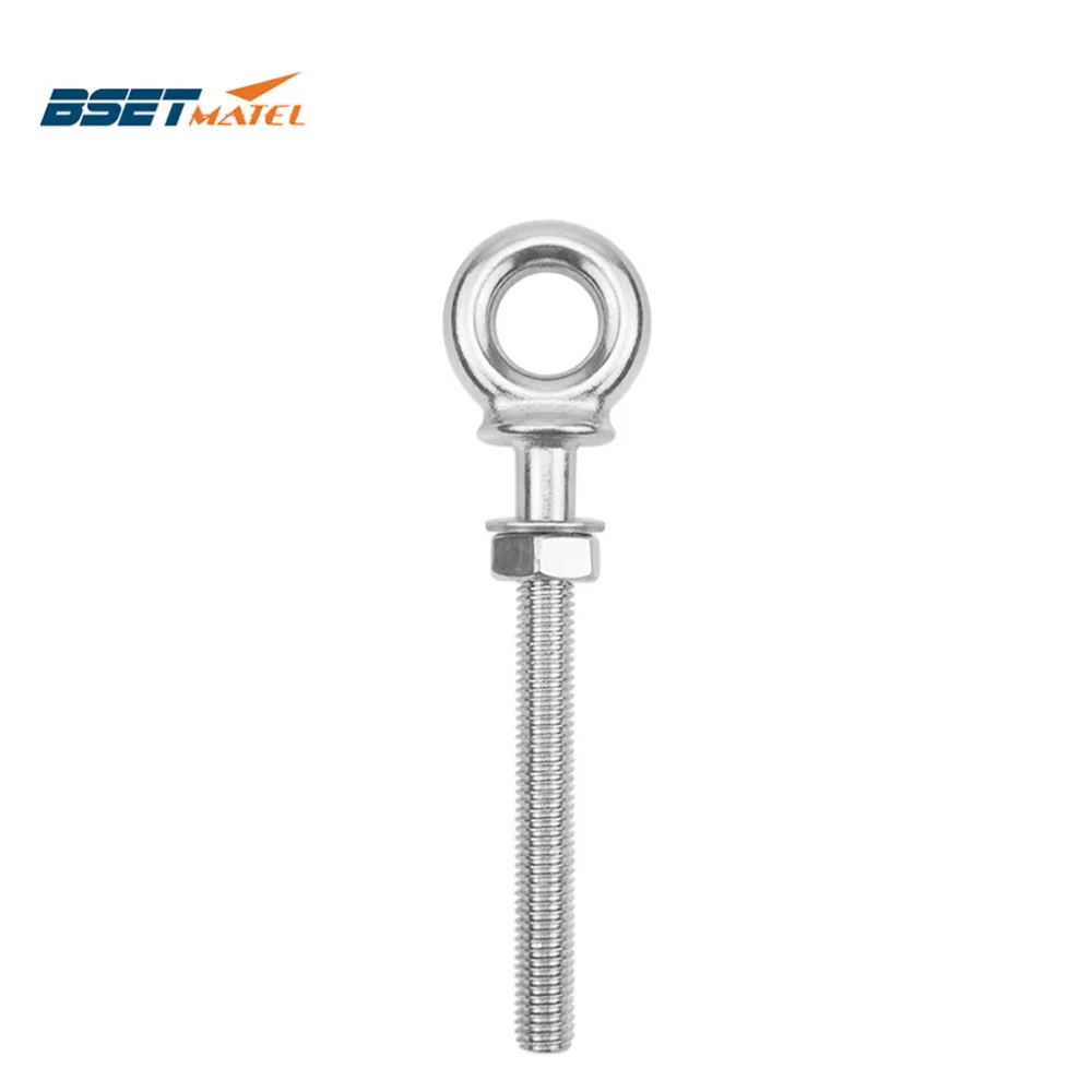 BSET MATEL M6 * 60 мм Морской сорт 316 длинные подъемные болты из нержавеющей стали кольцо