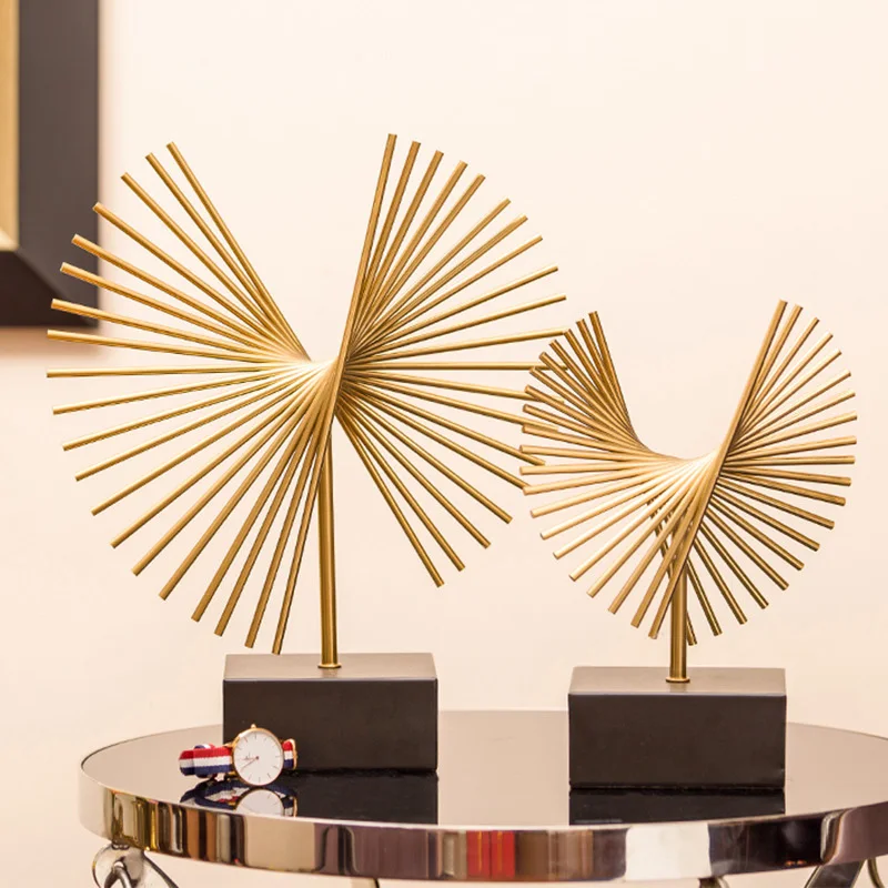 European Golden Abstract Sculpture Metal Crafts Retro Statues Art Ornaments Desktop Home Decoration Wedding Business Gifts European Golden Abstract Sculpture Metal Crafts Retro Statues Art Ornaments Desktop Home Decoration Wedding Business Gifts