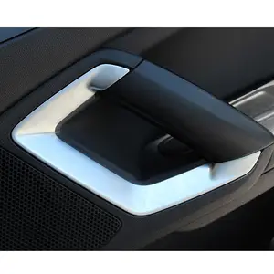 For Peugeot 308 2016 2017 2018 2019 Door handle Microfiber leather cover  door inner handle protective cover - AliExpress