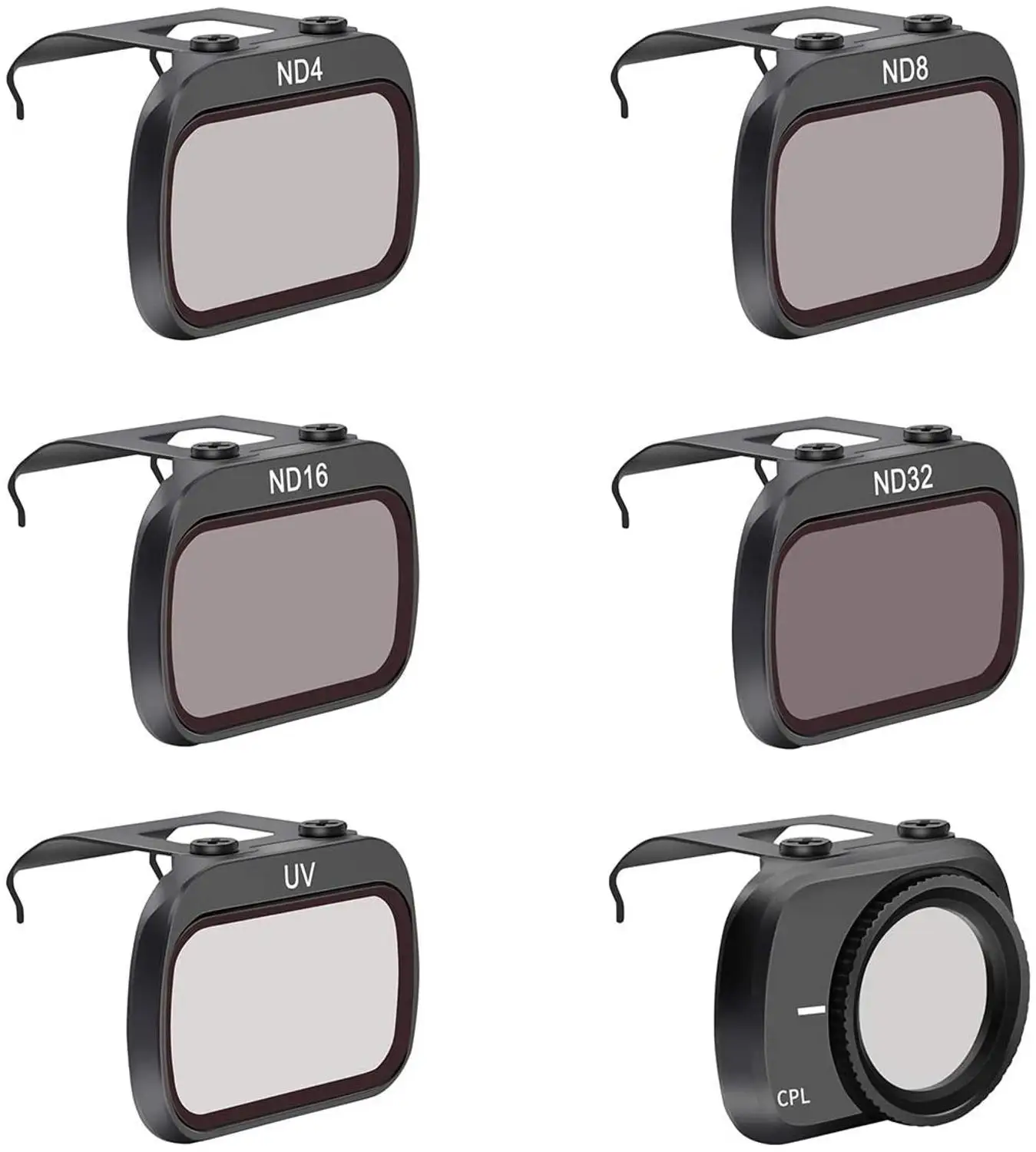 ND Filters Set Camera Lens Filter Sets Multi Coated Pack Accessories for DJI Mavic Mini 6 ND4 ND8 ND16 ND32 UV CPL | Электроника