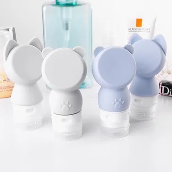 

Cartoon Squeeze Bottle Containers Mini Traveler Perfume Bottles Shampoo Bath Suction Cups Design Travel Storage Bottle
