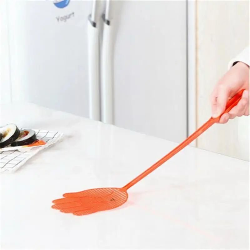 

1Pcs Long Handle Flexible Plastic Fly Swatter Beat Insect Pests Pat Home Anti-mosquito Slap Fly Pest Control Fly Swatters Tool